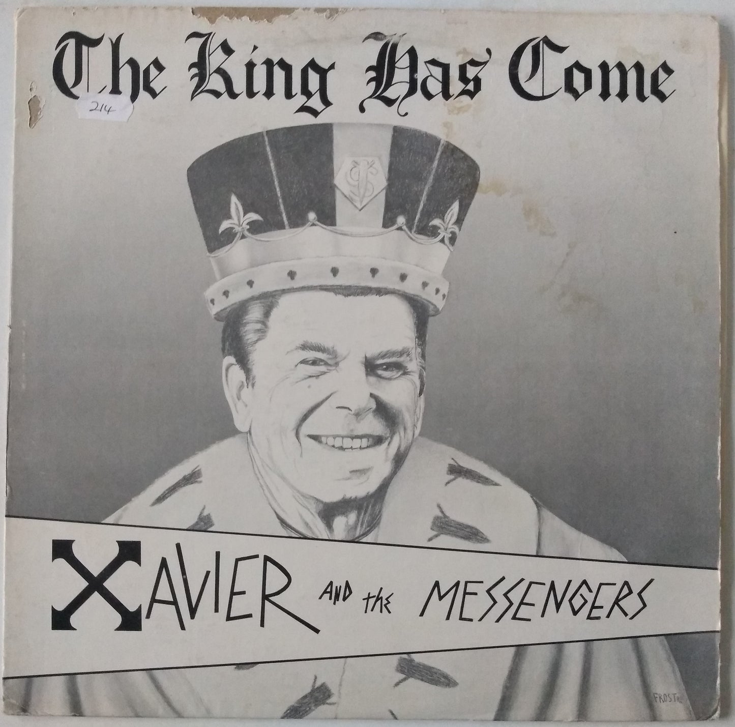 Xavier And The Messengers – The King Has Come (1982) US 12" vinyl single VG/W