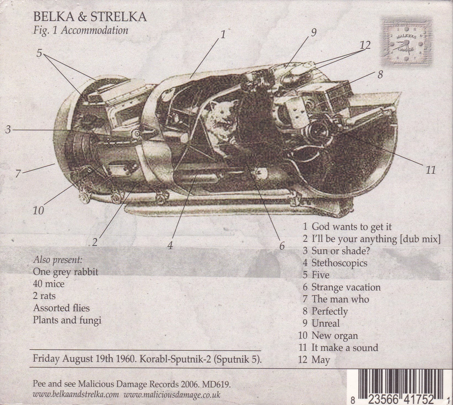 Belka And Strelka - Tales From The Projector Room (2006) CD album