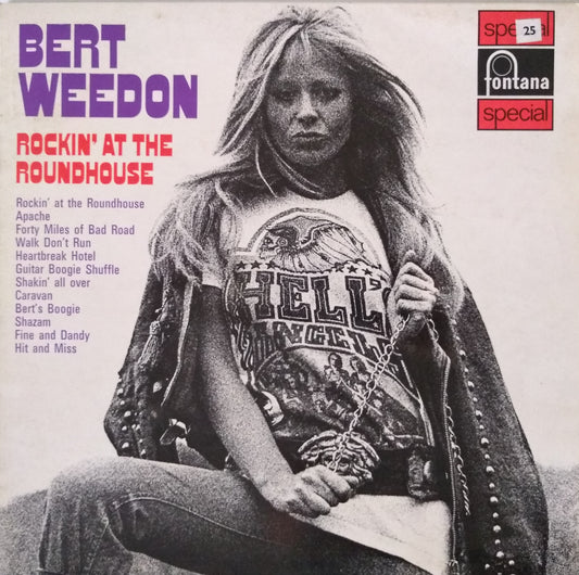 Bert Weedon – Rockin' At The Roundhouse (Fontana 1970) 12" vinyl LP VG/VG