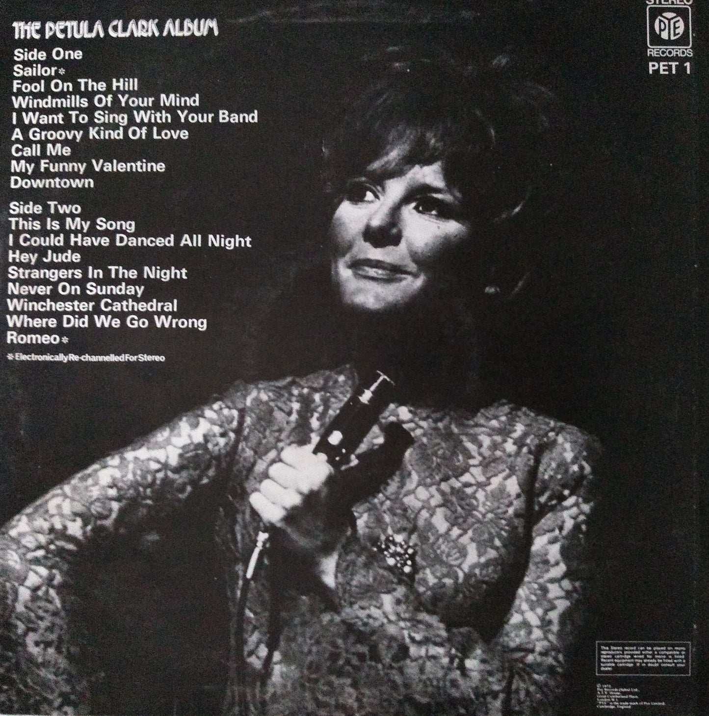 Petula Clark – The Petula Clark Album (Pye 1972) 12" vinyl LP VG/VG