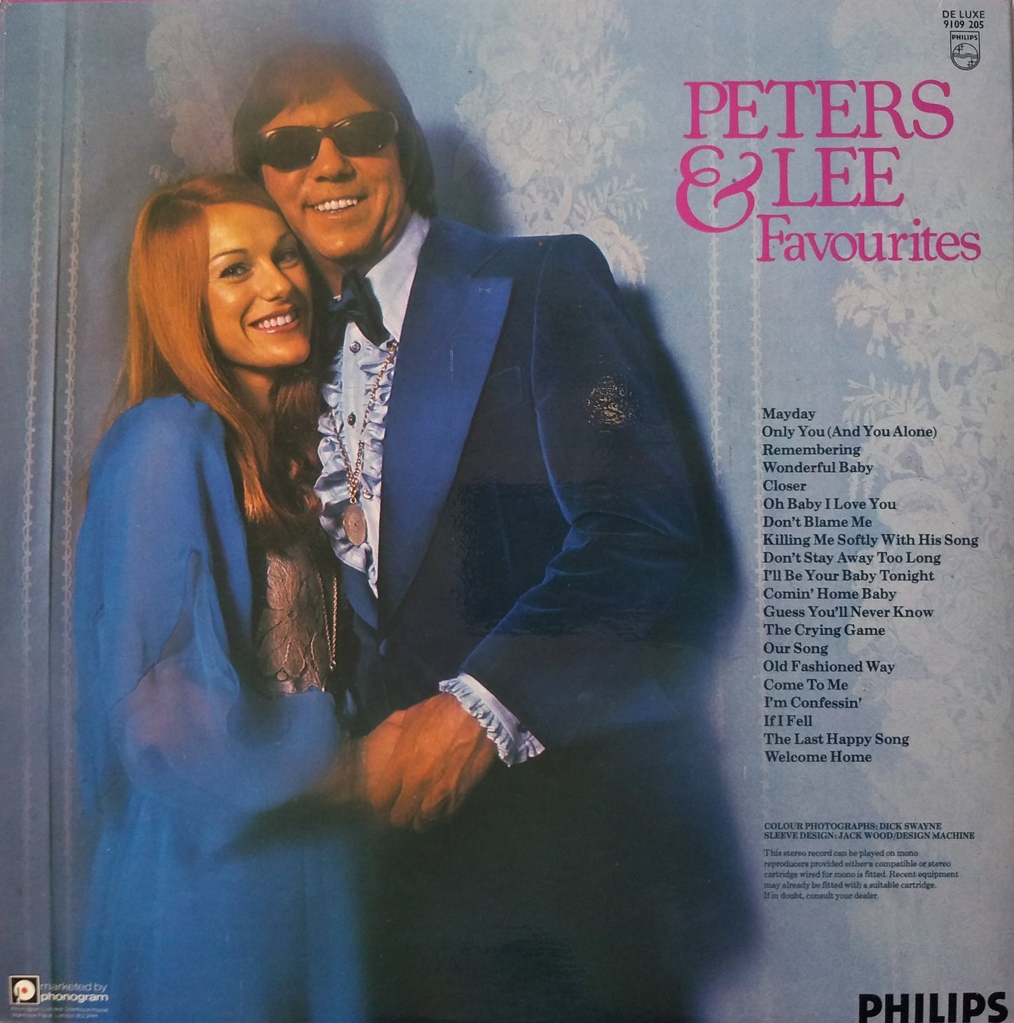 Peters & Lee ‎– Peters & Lee Favourites (Philips 1975) 12" vinyl LP VG/VG