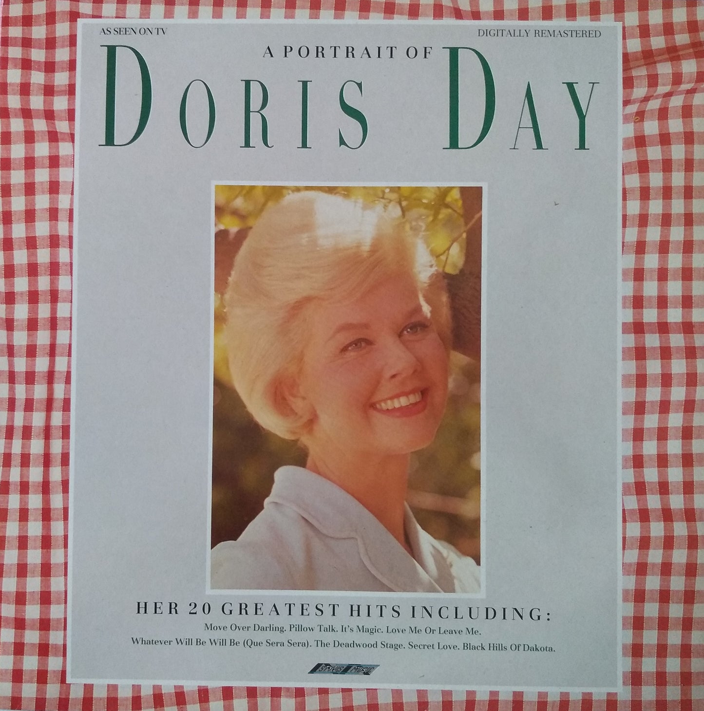 Doris Day – A Portrait Of Doris Day (Stylus Music 1989) 12" vinyl LP VG/VG compilation