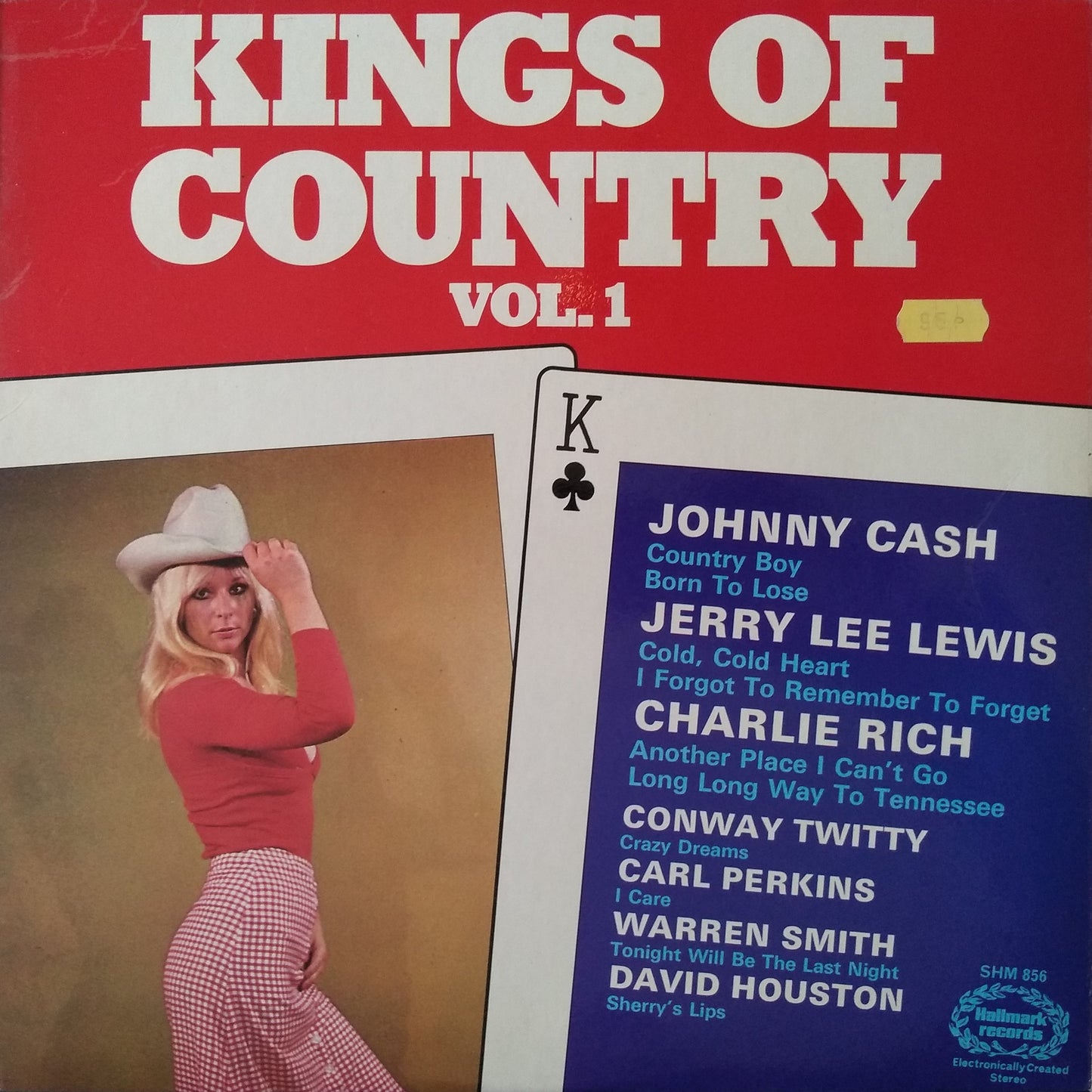 Various ‎– Kings Of Country, Vol. 1 (Hallmark 1974) 12" vinyl LP VG/VG compilation