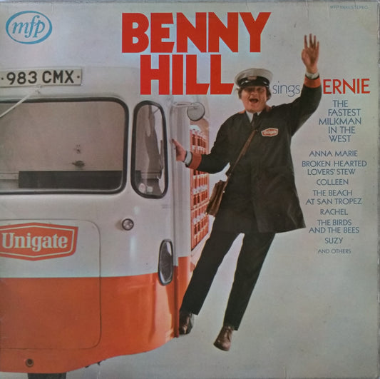 Benny Hill ‎– Benny Hill Sings Ernie, The Fastest Milkman In The West 12" vinyl LP VG/VG