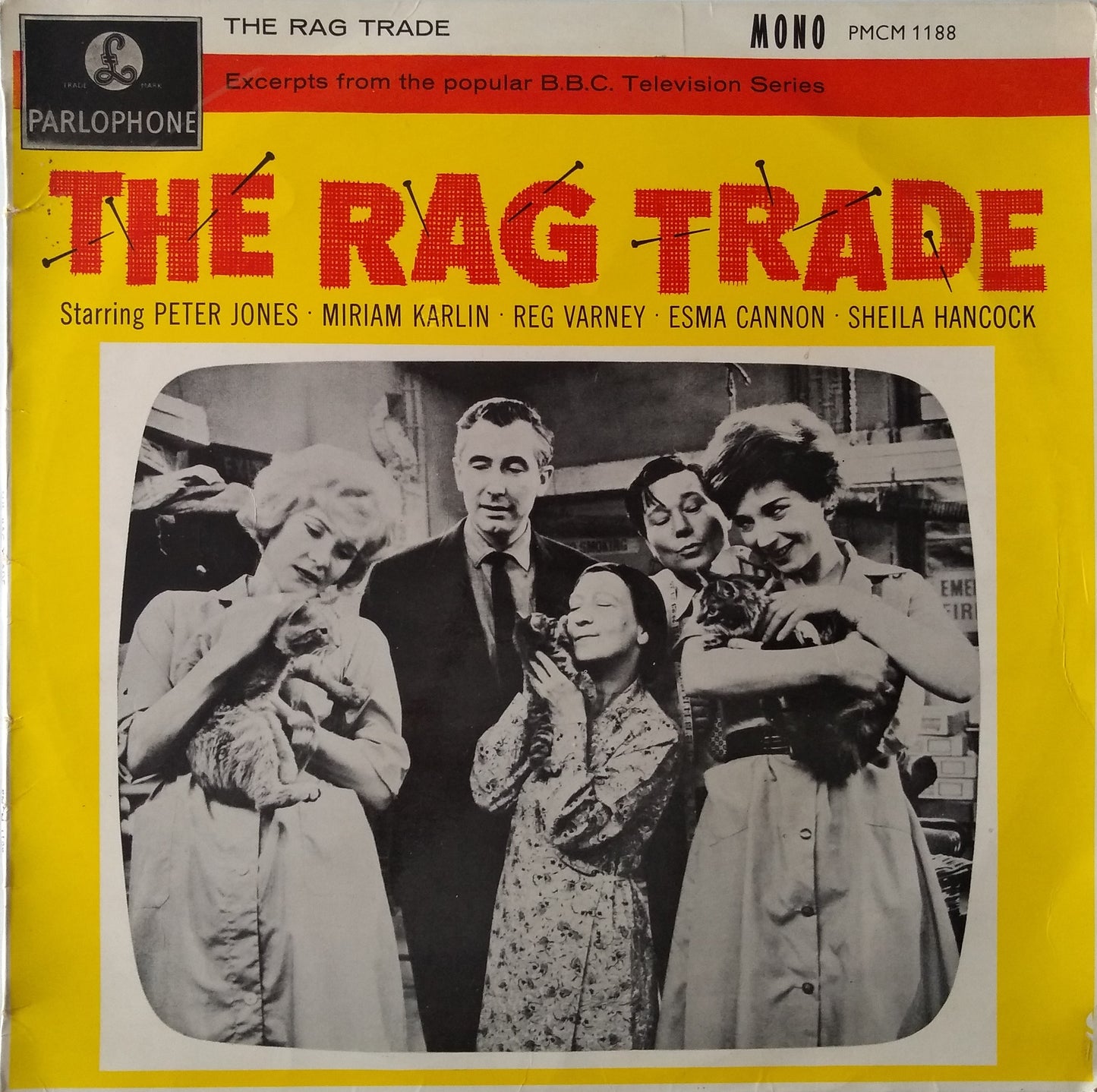 Peter Jones, Miriam Karlin, Reg Varney, Esma Cannon, Sheila Hancock – The Rag Trade (1962) 12" vinyl LP VG/VG mono