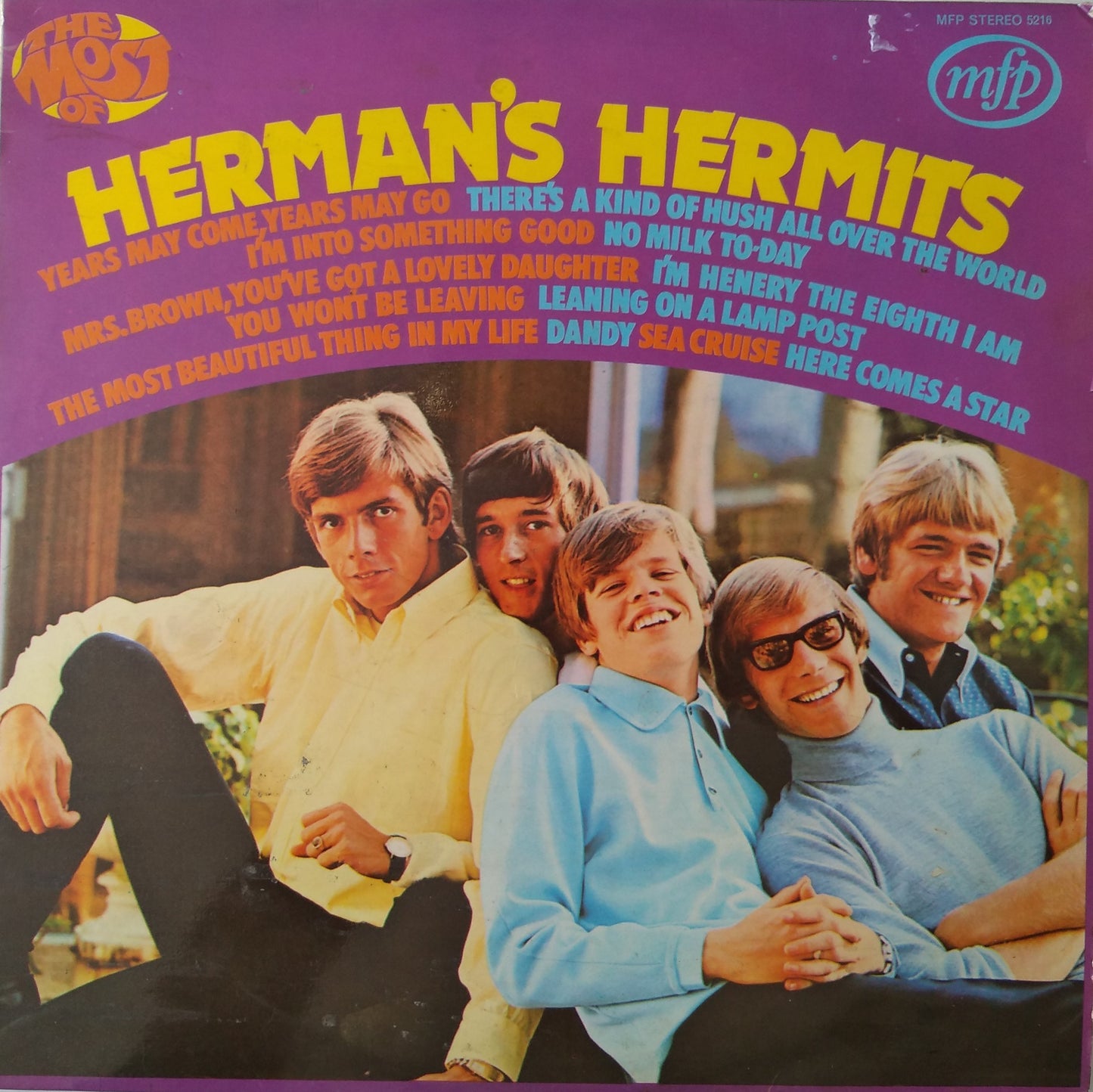 Herman's Hermits ‎– The Most Of Herman's Hermits (EMI 1971) 12" vinyl LP VG/VG