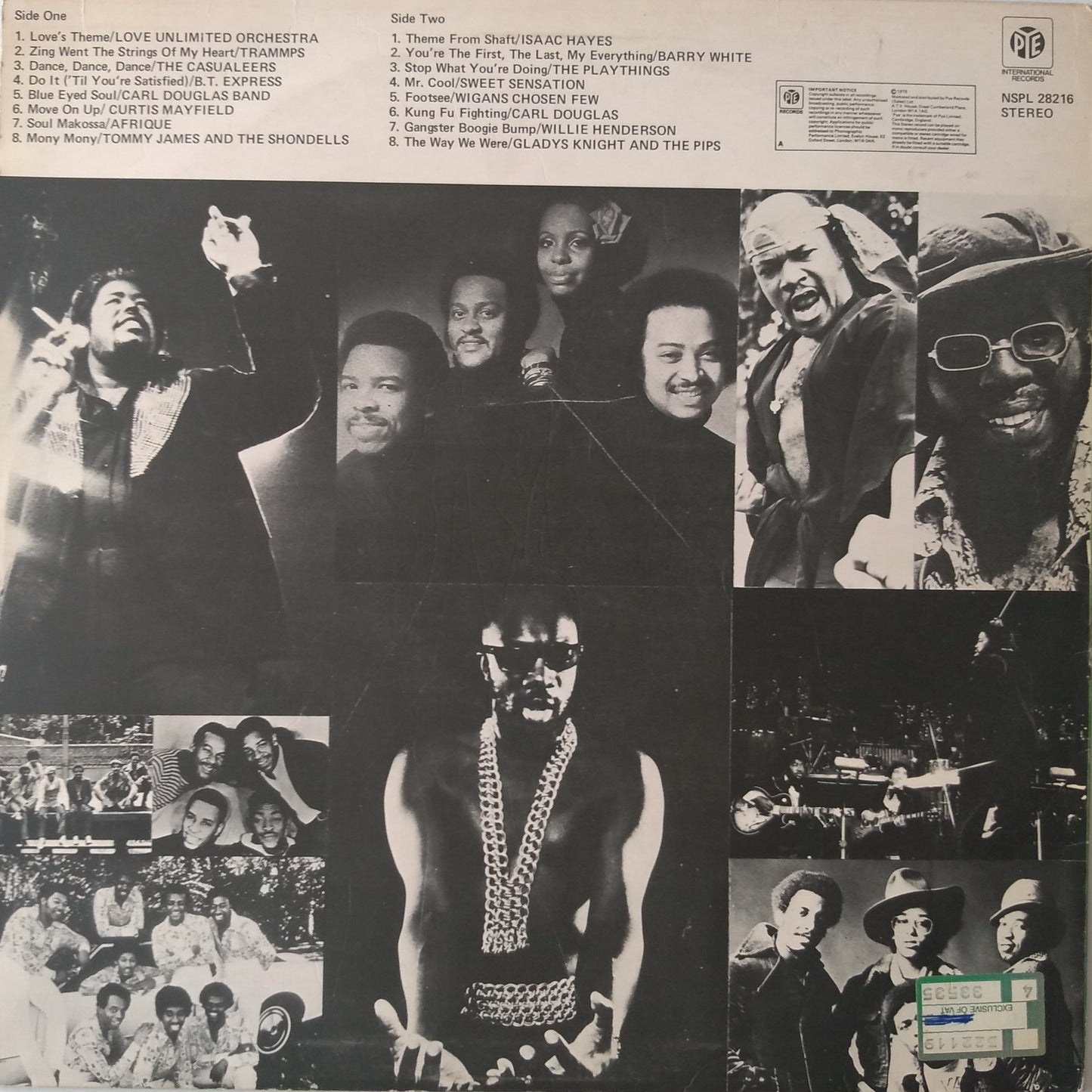 Various ‎– Instant Disco (Pye 1975) 12" vinyl LP VG/VG