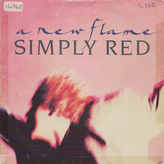 Simply Red – A New Flame (WEA 1989) 7" vinyl P/S single VG/VG