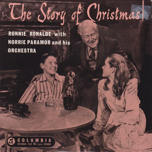 Ronnie Ronalde - The Story Of Christmas (Columbia  1958) 7" vinyl EP VG/VG