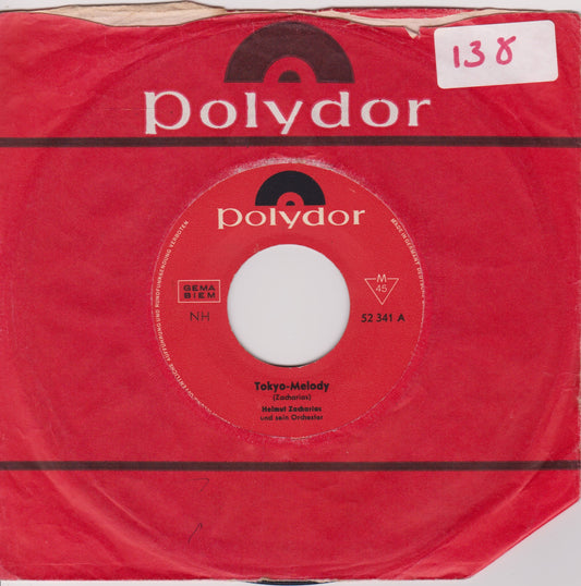 Helmut Zacharias Und Sein Orchester – Tokyo-Melody (Polydor) 7" vinyl single VG/-