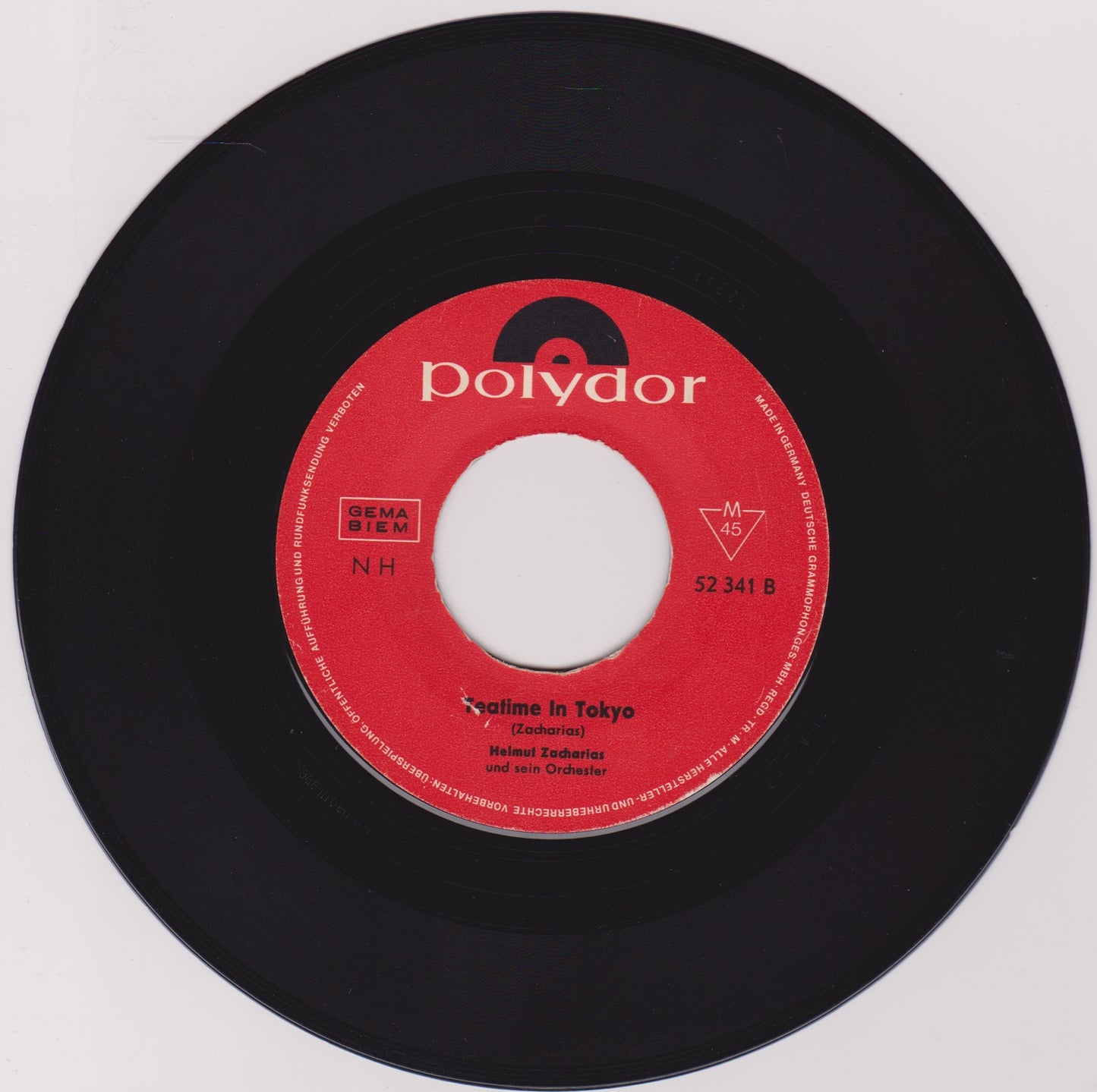 Helmut Zacharias Und Sein Orchester – Tokyo-Melody (Polydor) 7" vinyl single VG/-