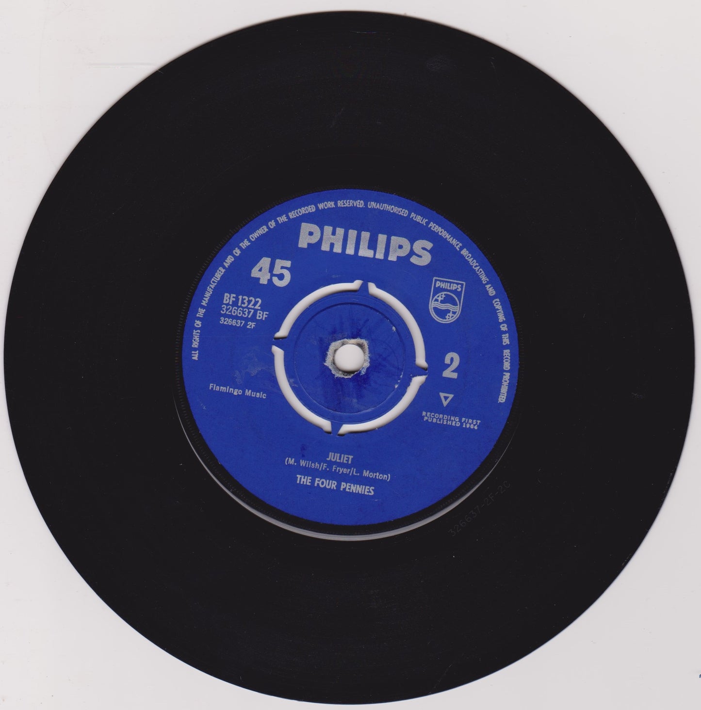 The Four Pennies ‎– Tell Me Girl (What Are You Gonna Do) 7" vinyl single VG/VG