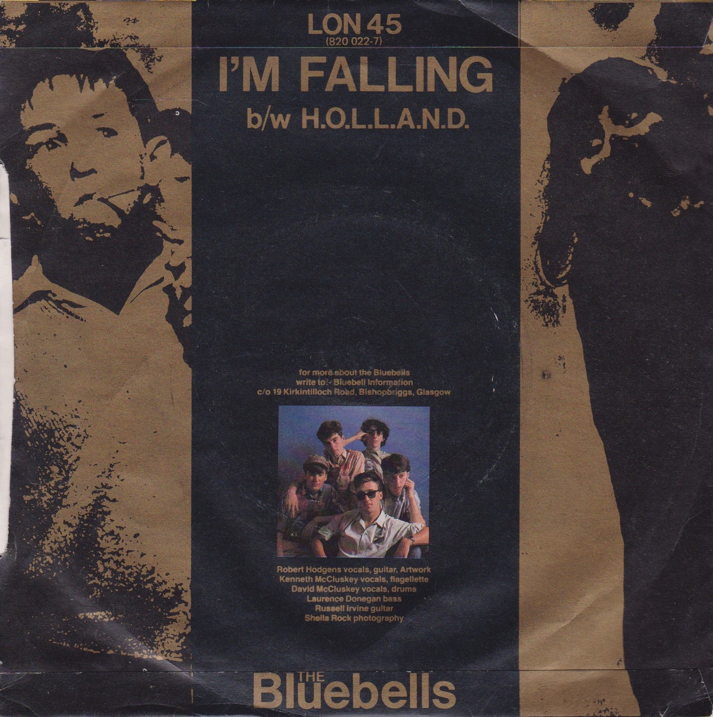 The Bluebells – I'm Falling (London 1984) 7" vinyl P/S single VG/VG