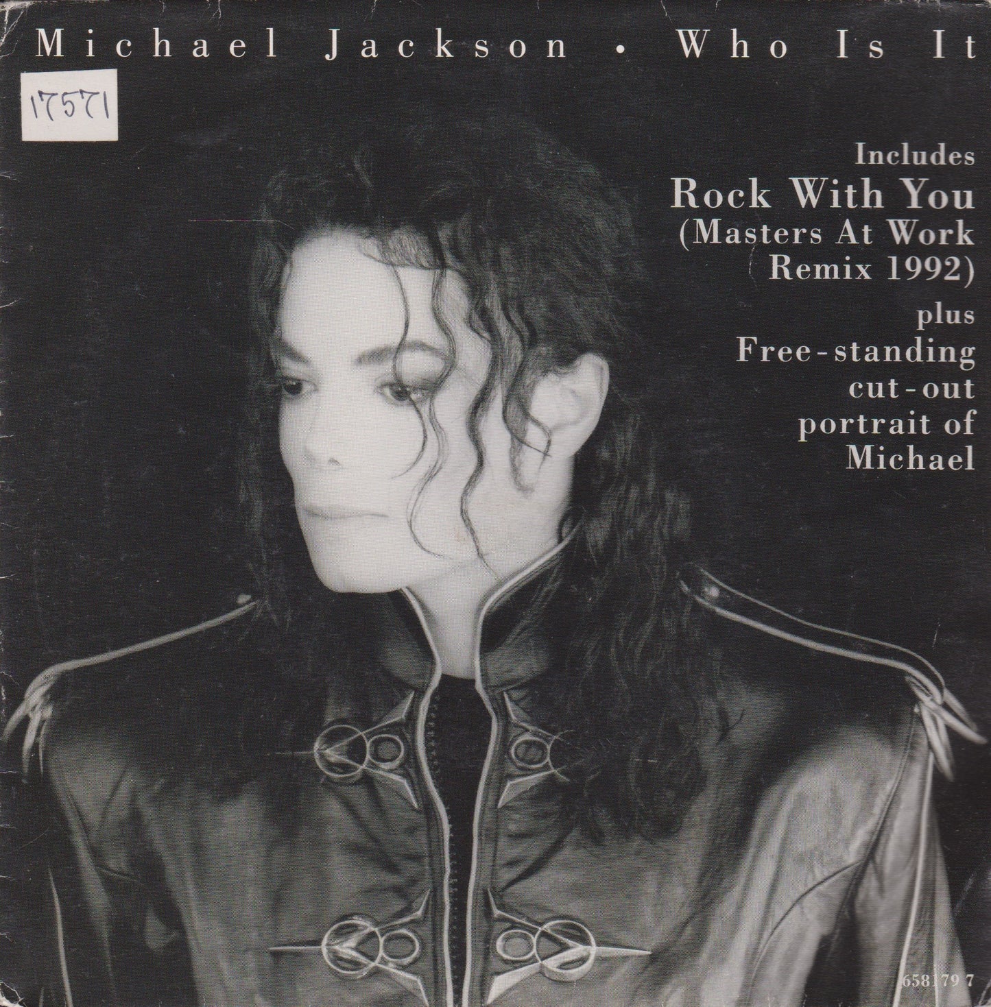 Michael Jackson – Who Is It (Epic 1992) 7" vinyl P/S single VG/VG