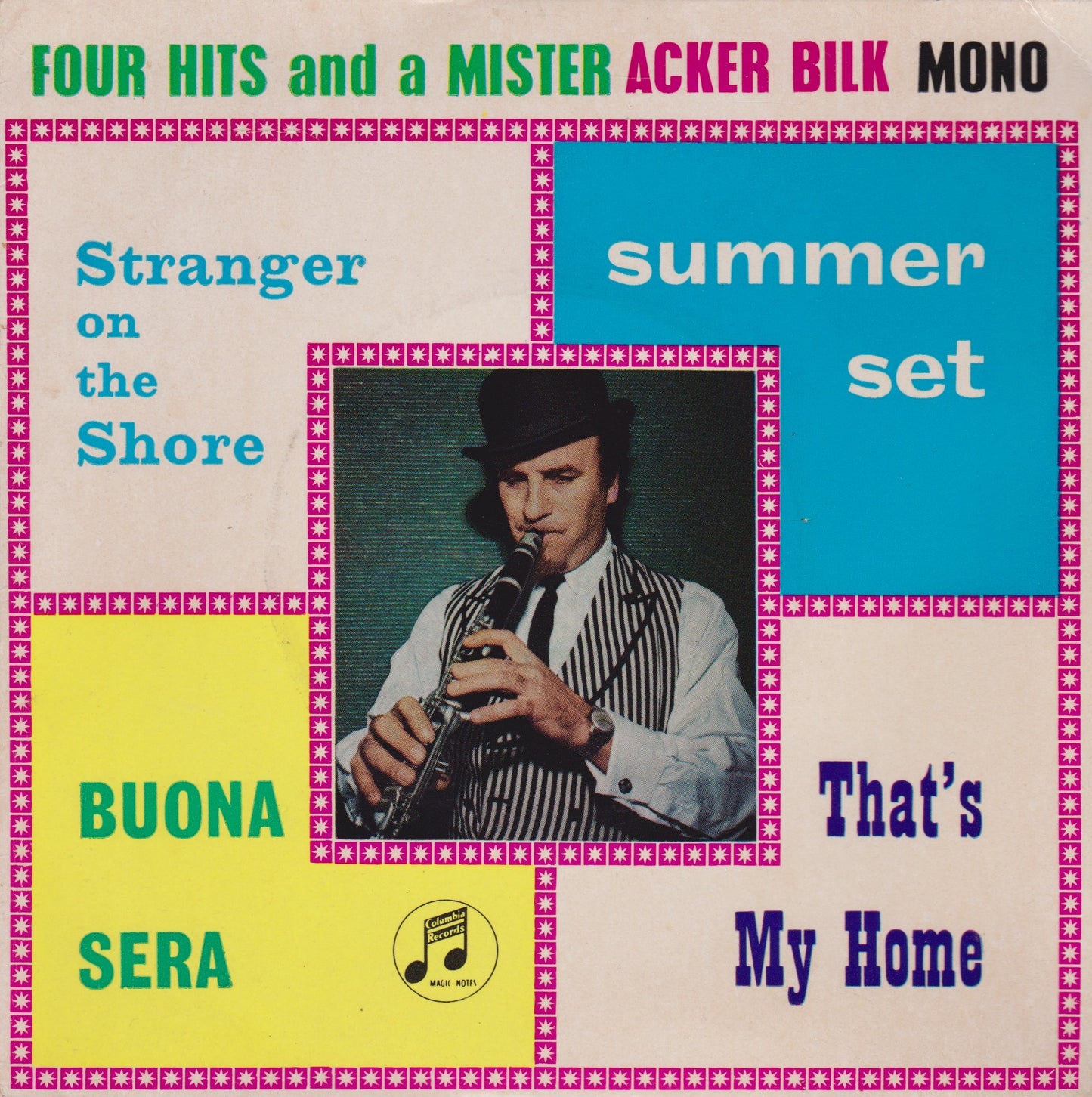 Acker Bilk – Four Hits And A Mister (Columbia 1962) 7" vinyl P/S EP VG/VG