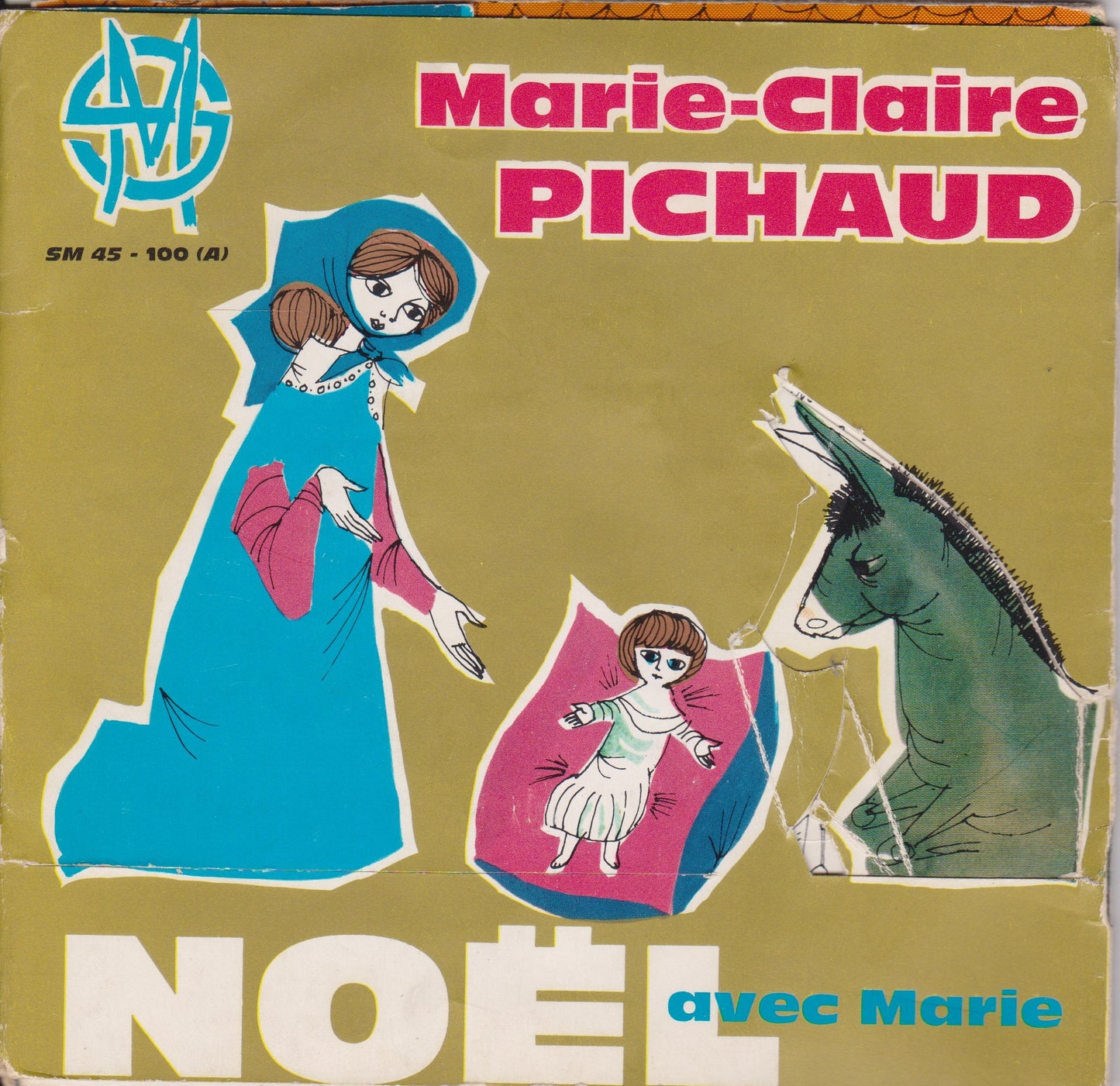 Marie-Claire Pichaud – "Chante Noël Avec Marie" 7" EP French import jukebox