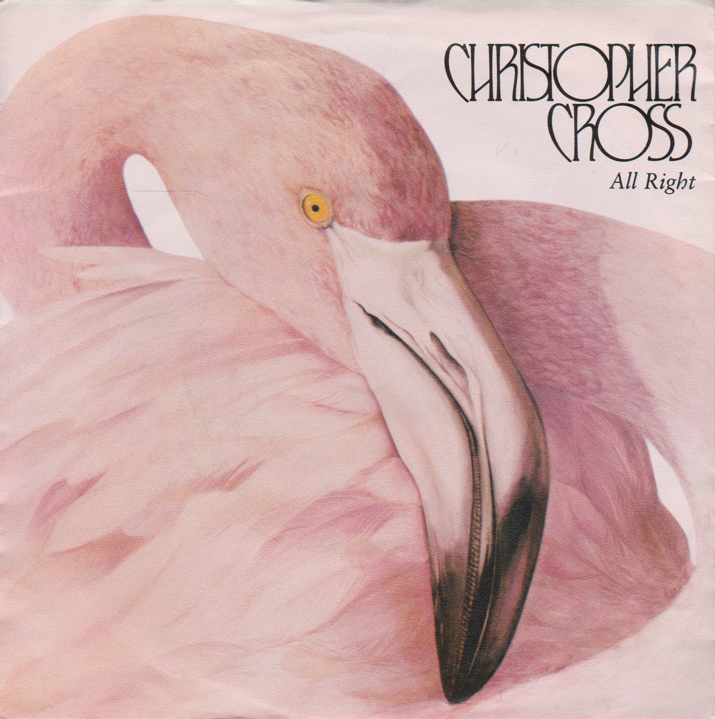 Christopher Cross ‎– All Right (WB 1983) 7" vinyl P/S single VG/VG Dutch import