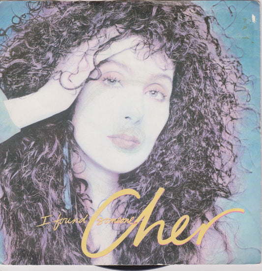 Cher – I Found Someone (Geffen 1987) 7" vinyl P/S single VG/VG