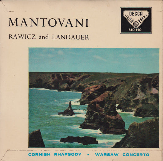 Mantovani And His Orchestra With Rawicz & Landauer – Warsaw Concerto / Cornish Rhapsody EP VG