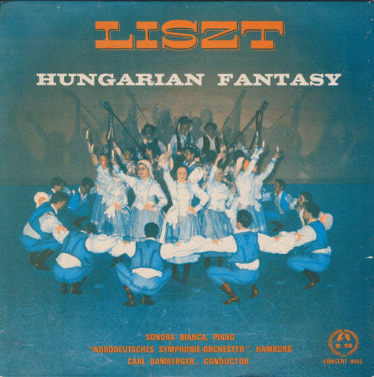 Liszt / Bamberger ‎– Hungarian Fantasy (Concert Hall 1964) 7" vinyl P/S EP G+/G+