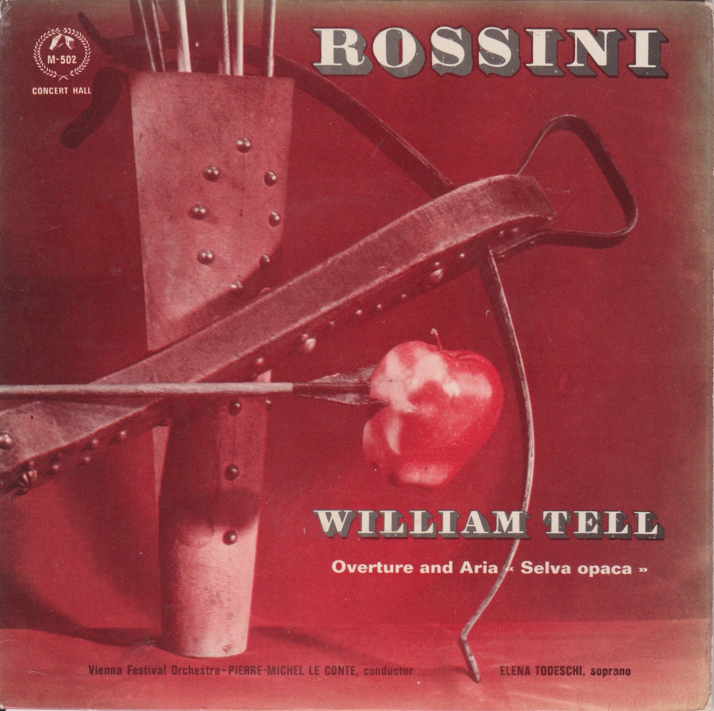 Rossini - William Tell: Overture And Aria "Selva Opaca" 7" vinyl P/S EP VG/VG