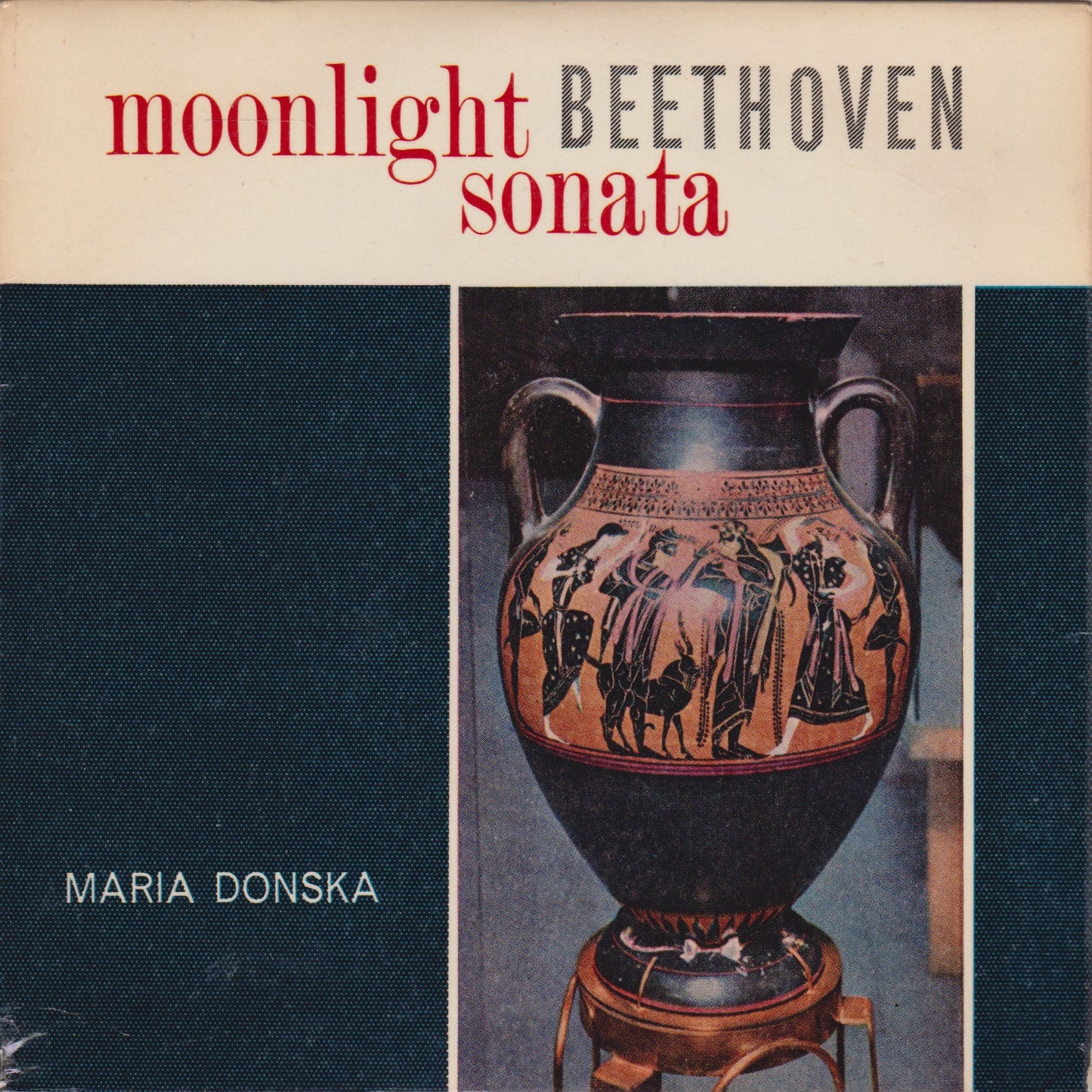 Beethoven / Maria Donska – Moonlight Sonata (ARC 1962) 7" vinyl P/S EP VG/VG