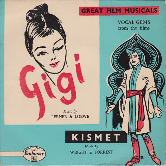 Embassy Singers & Players – Vocal Gems From The Films “Gigi” & “Kismet” 7" vinyl P/S EP VG/VG