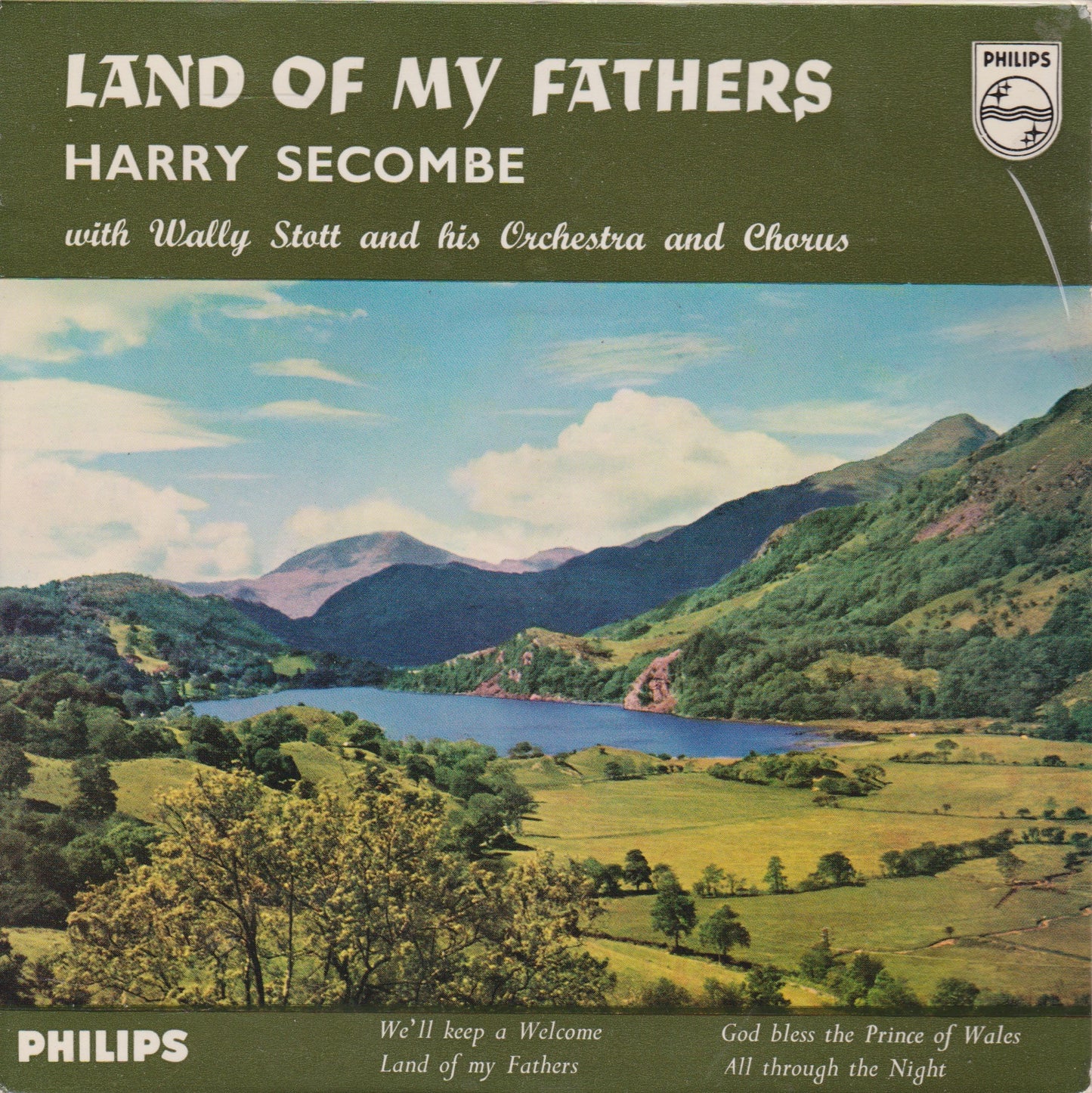 Harry Secombe – Land Of My Fathers (Philips) 7" vinyl P/S EP VG/VG