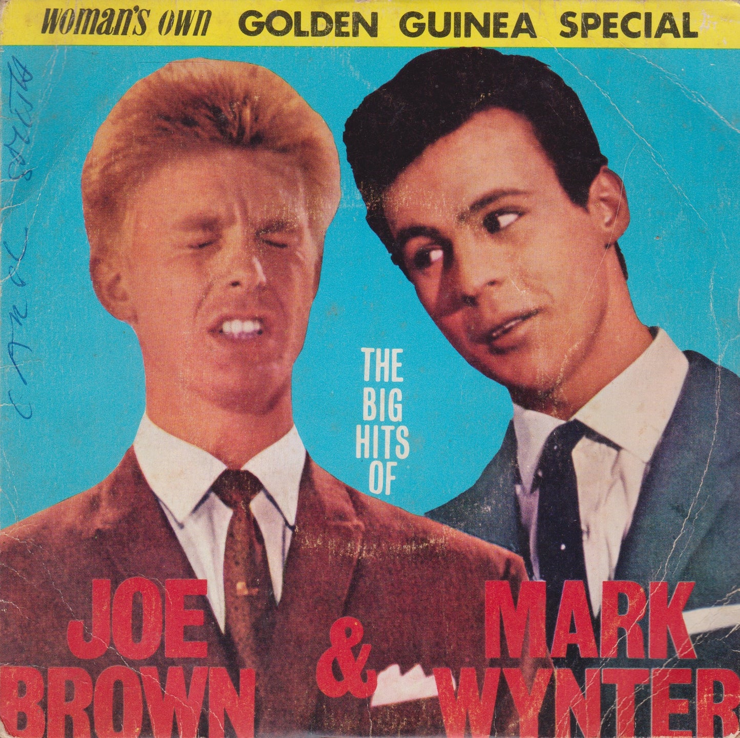 The Big Hits Of Joe Brown And Mark Wynter (Pye 1963) 7" vinyl P/S EP VG/VG