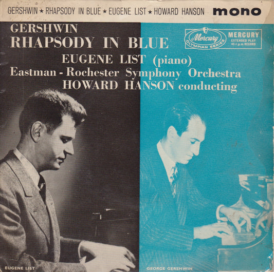 Eugene List, Eastman-Rochester Orchestra, George Gershwin – Rhapsody In Blue 7" vinyl EP VG/VG