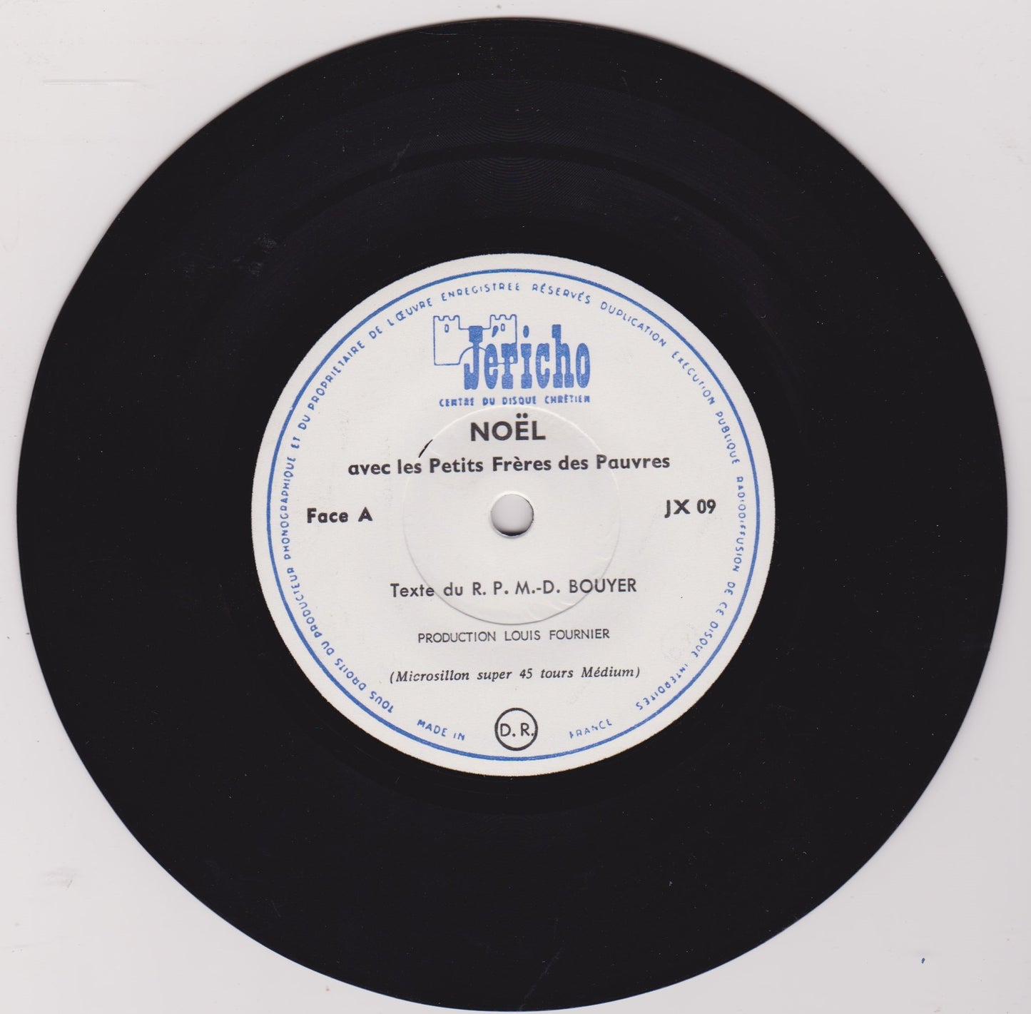 Les Petits Frères Des Pauvres – Noël (Jericho) 7" vinyl P/S EP VG/VG France