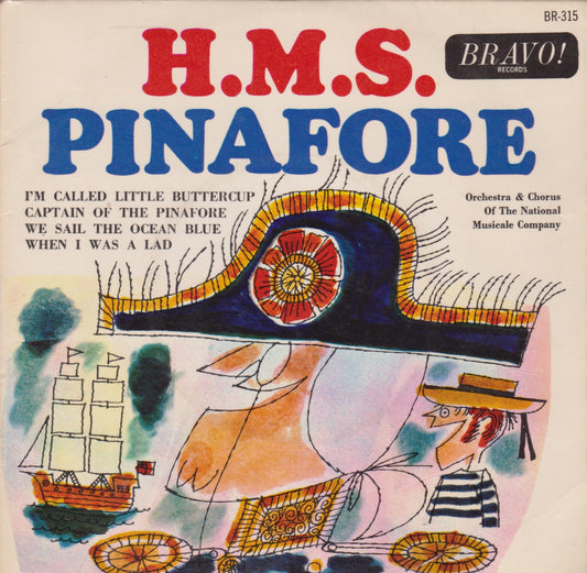 The National Musicale Company – H.M.S. Pinafore 7" vinyl P/S EP VG/VG