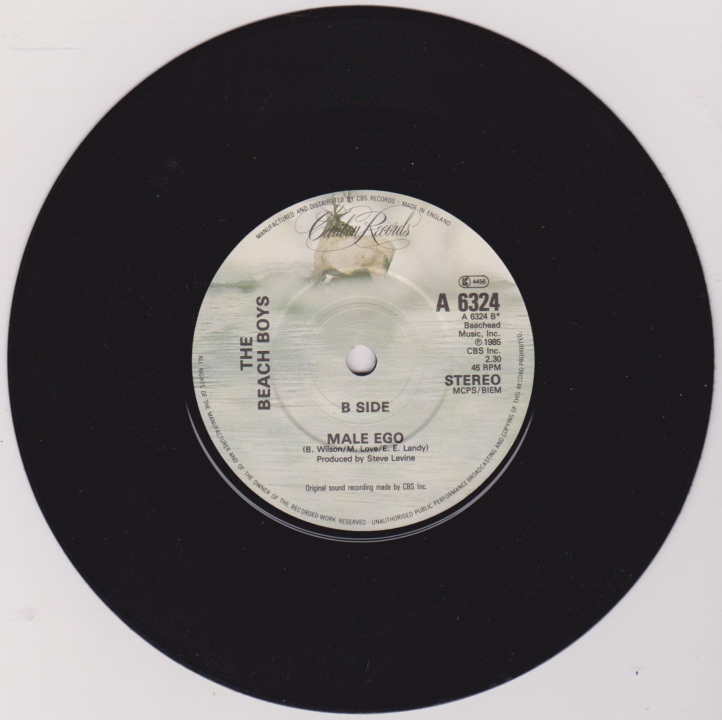 The Beach Boys – Getcha Back (Caribou 1985) 7" vinyl P/S single VG/VG