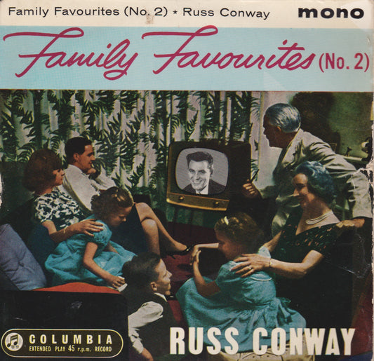 Russ Conway – Family Favourites (No. 2) (Columbia 1961) 7" vinyl P/S EP VG/VG