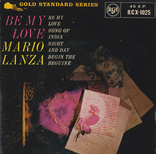 Mario Lanza – Be My Love (HMV 1961) 7" vinyl P/S EP VG/VG