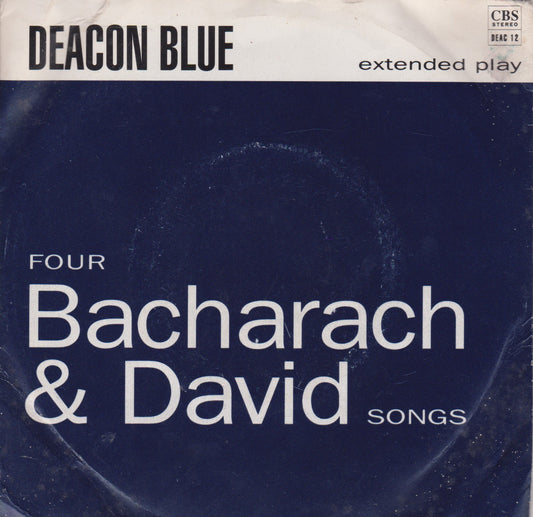 Deacon Blue – Four Bacharach & David Songs (CBS 1980) 7" vinyl EP VG/G