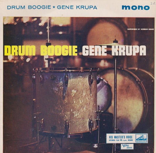 Gene Krupa – Drum Boogie (HMV 1960) 7" vinyl P/S EP VG/VG