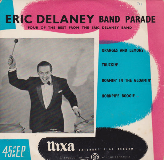 Eric Delaney Band Parade ‎– Untitled (Pye Nixa) 7" vinyl P/S EP VG/VG