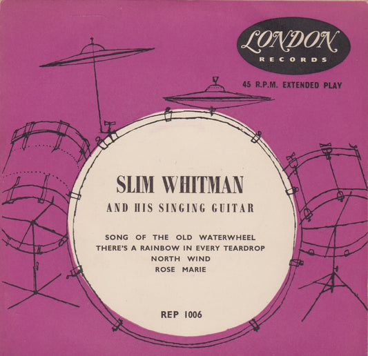 Slim Whitman – Slim Whitman And His Singing Guitar (London 1954) 7" vinyl EP VG/VG