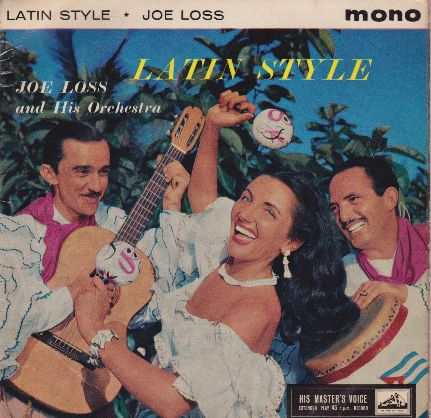 Joe Loss And His Orchestra ‎– Latin Style (HMV 1961) 7" vinyl P/S EP VG/VG