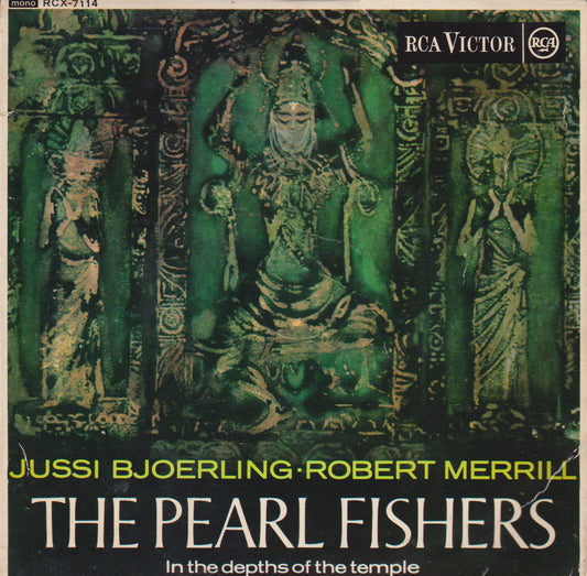 Bjoerling And Merrill - The Pearl Fishers (RCA) 7" vinyl P/S EP VG/VG