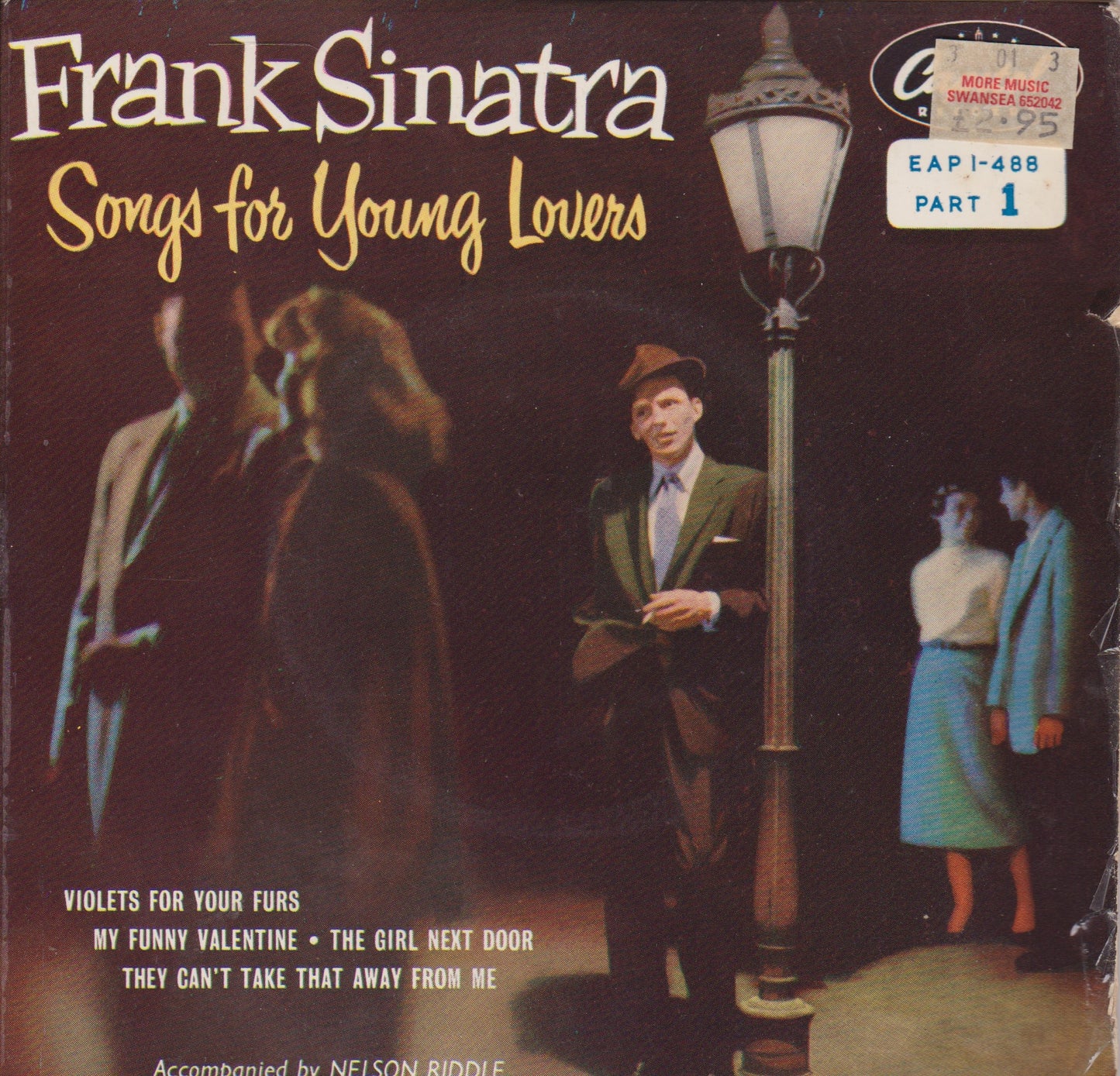 Frank Sinatra – Songs For Young Lovers Part 1 (Capitol 1956) 7" vinyl P/S EP VG/VG