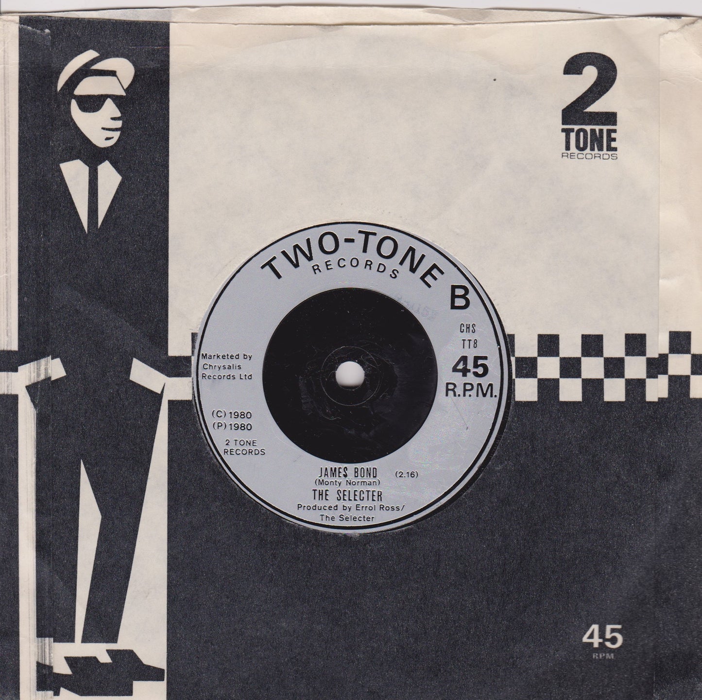 The Selecter ‎– Three Minute Hero (Two-Tone 1980) 7" vinyl single VG/VG