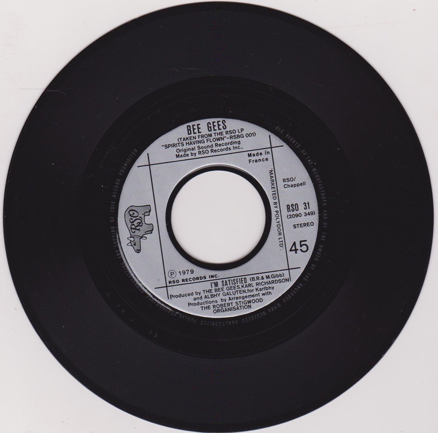 Bee Gees – Love You Inside Out (Polydor 1979) 7" vinyl single VG/- jukebox centre