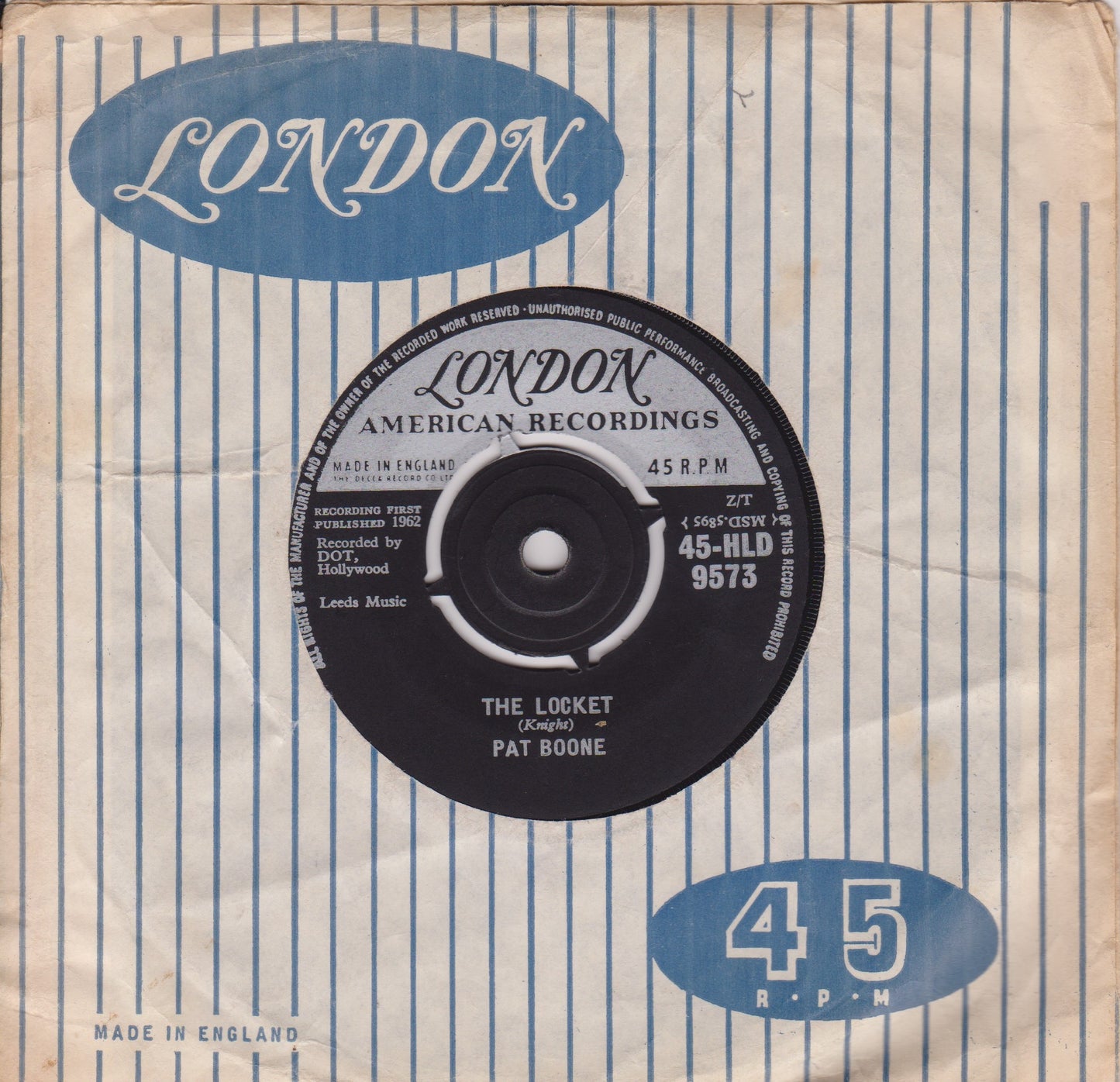 Pat Boone - Speedy Gonzales (London 1962) 7" vinyl single VG/VG