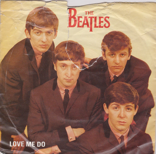 The Beatles – Love Me Do (Parlophone, 1982) 7" vinyl single VG/P RE