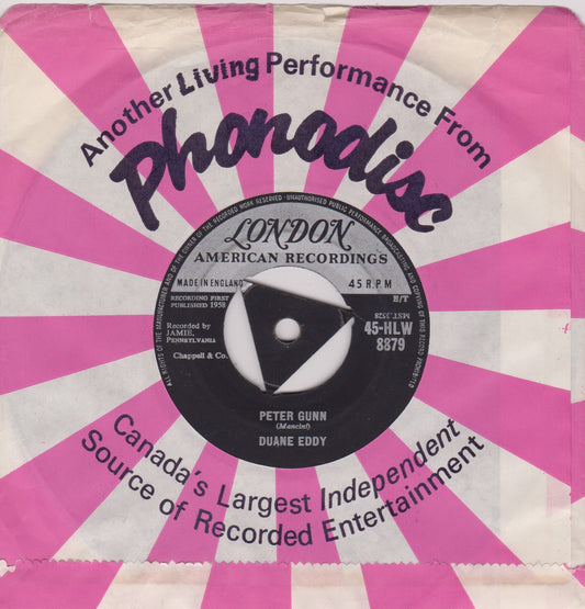 Duane Eddy - Peter Gunn (London, 1959) 7" vinyl single VG/-