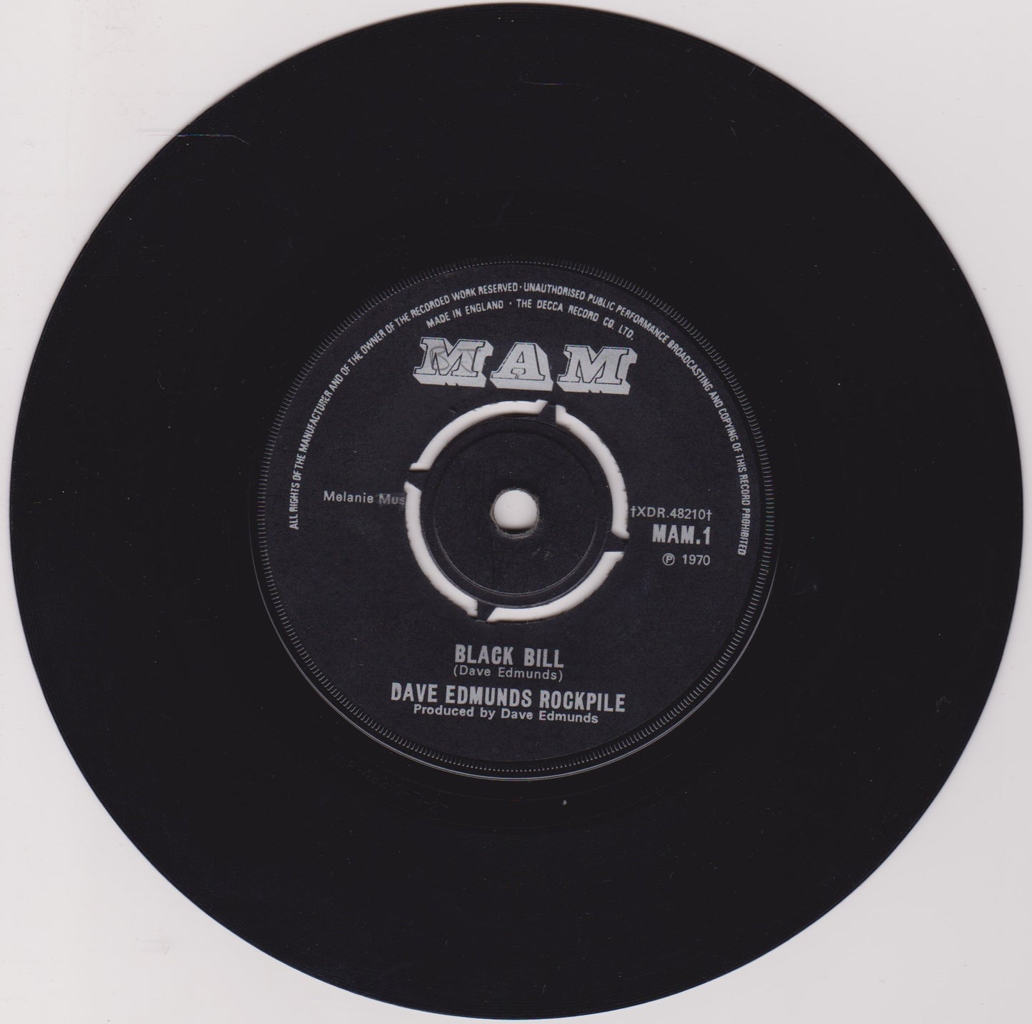 Rockpile - I Hear You Knocking (MAM, 1970) 7" vinyl single VG/-