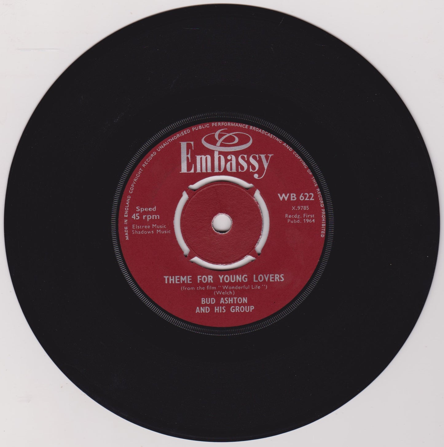 Mike Redway - Little Children (Embassy 1964) 7" vinyl single VG/VG