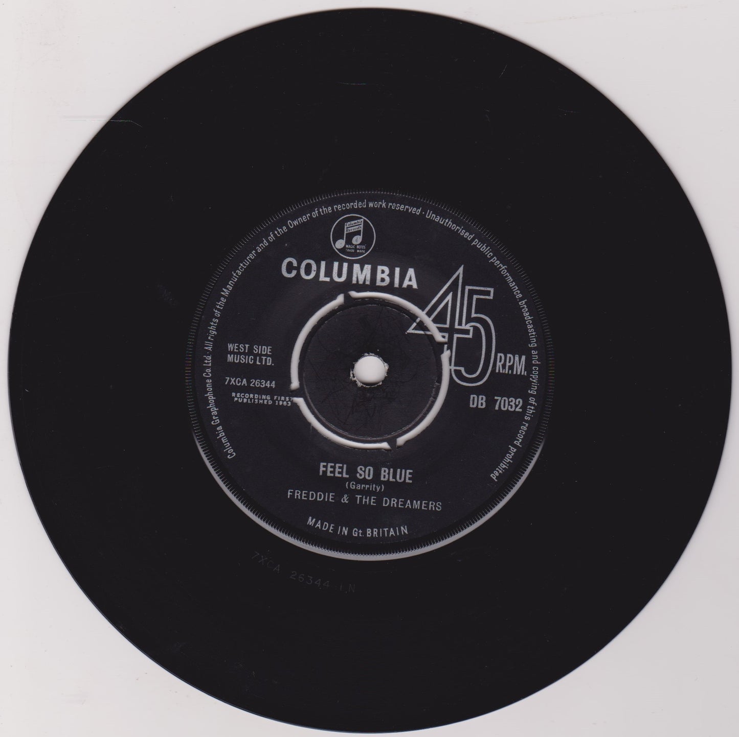 Freddie & The Dreamers – If You Gotta Make A Fool Of Somebody (Columbia, 1963) 7" vinyl single VG/-